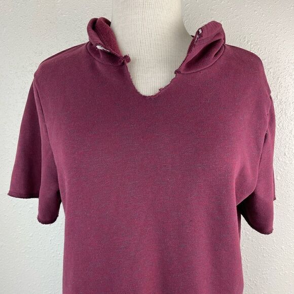 Hollister Maroon Pullover Hoodie Size M EUC - Picture 2 of 6